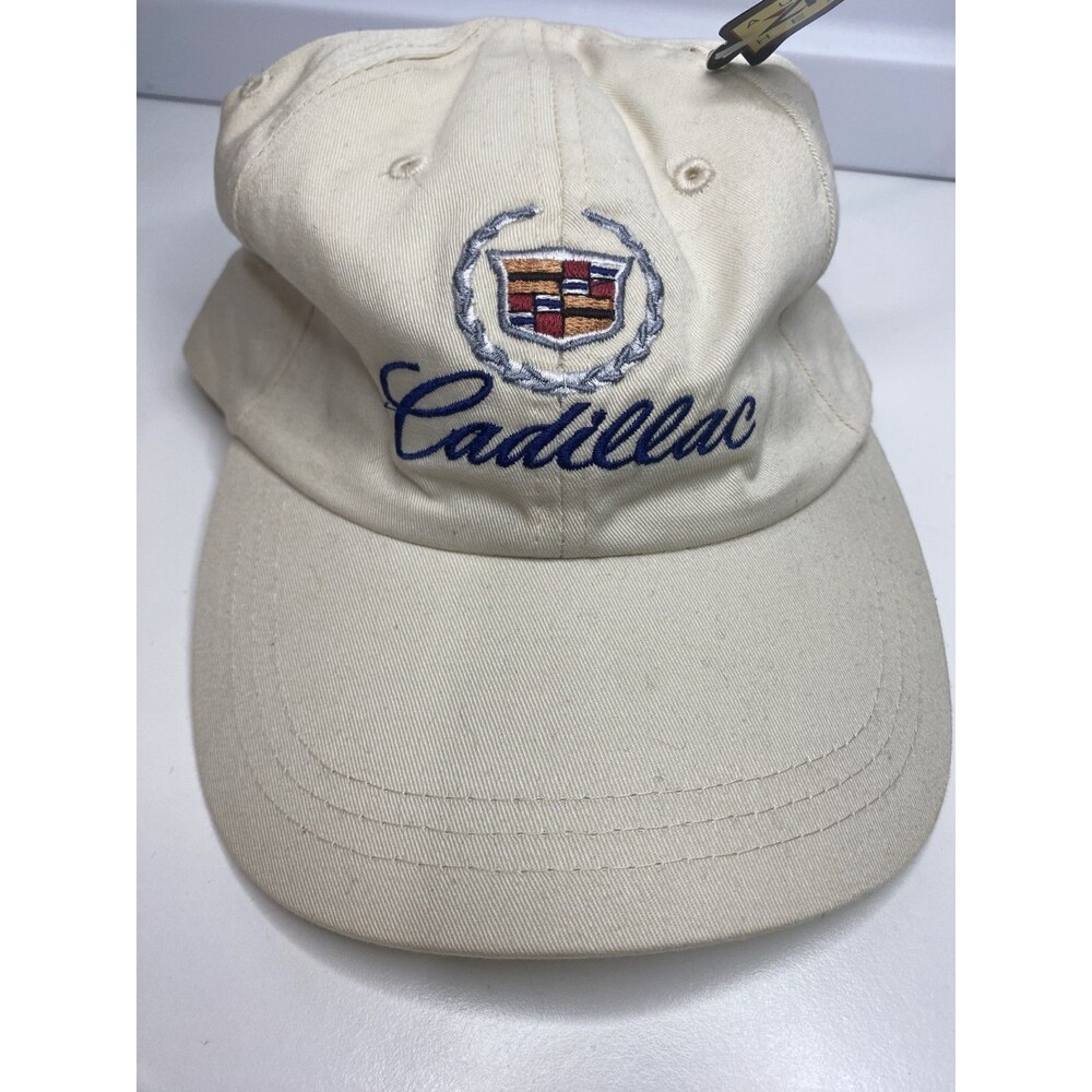 NEW Vintage AHEAD Cadillac General Motors Strapback Hat Cap Logo Rare